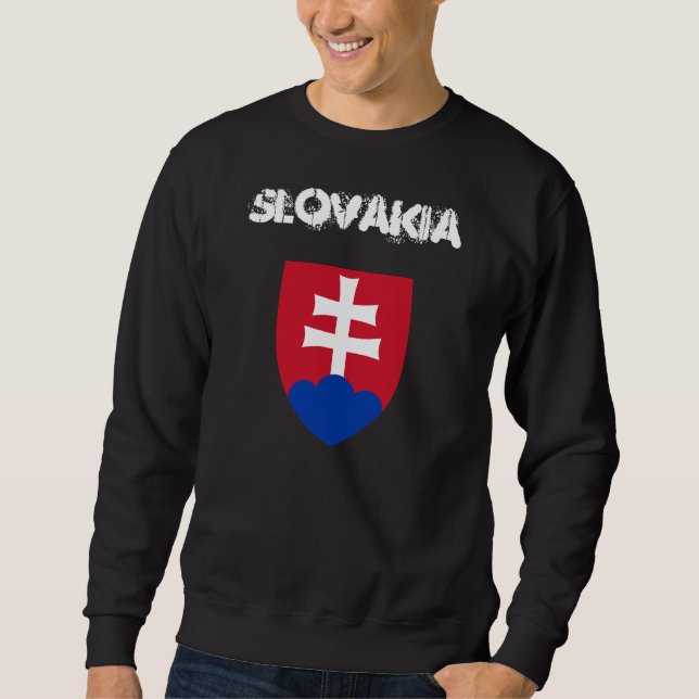 Moletom Eslováquia com casaco de armas (Frente)