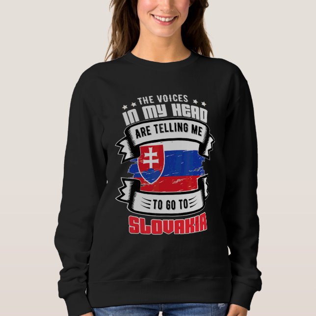 Moletom Eslováquia Na Minha Cabeça (Frente)