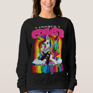 Moletom Esmague O Jardim De Infância A Dabbing Unicorn De 