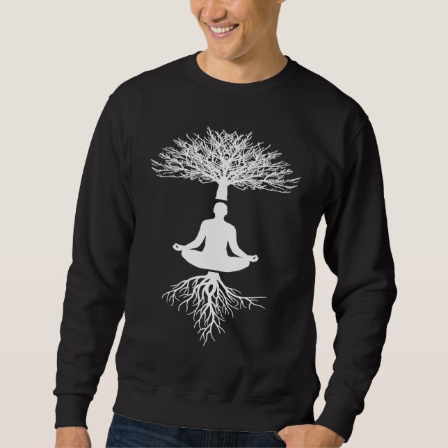 Moletom ESOterik Tree of Life Yoga Tree of Life Meditation (Frente)