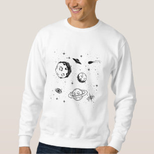 Moletom Espacial Por Curso Astronomia Adulta Hobby Exterio