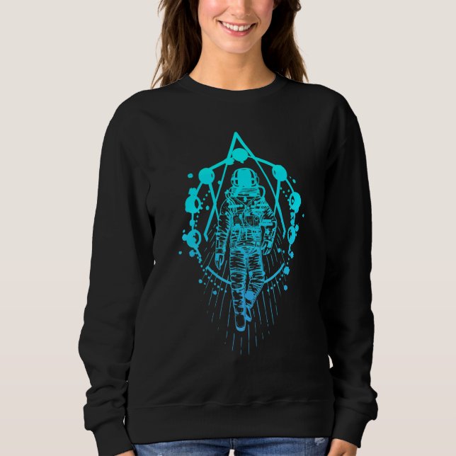 Moletom Espaço Astronauta Caminhada Espacial Astronautas S (Frente)