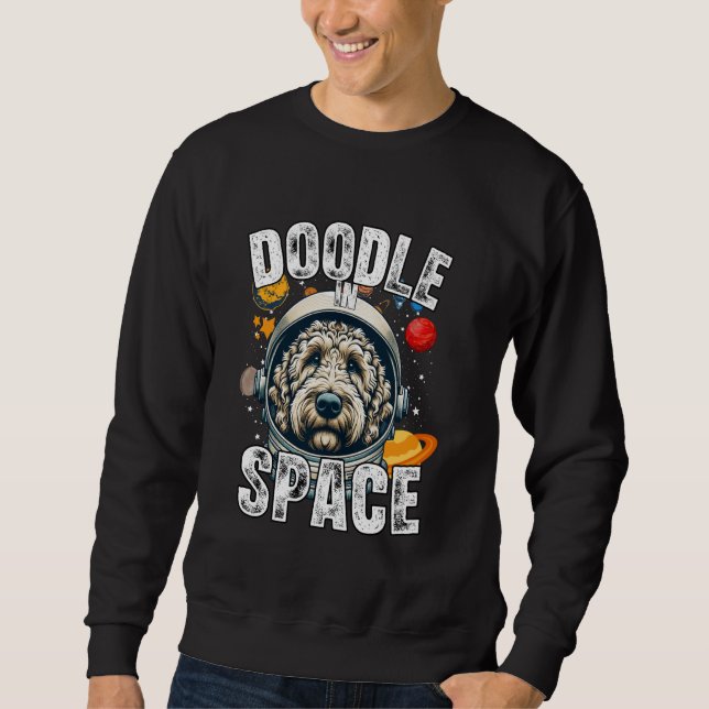 Moletom Espaço de Design Amante de Labradoodle Engraçado L (Frente)