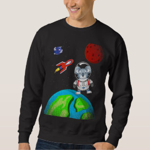 Moletom Espaço Terra Austrália Animal Rocket Astronauta Ko
