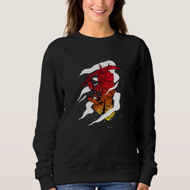 Moletom Espada Samurai Samurai do Japão (Frente)