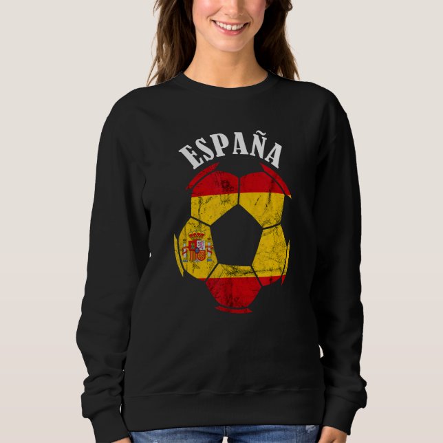 Moletom Espana Spain Flag Spain Soccer Player Spanish Prid (Frente)