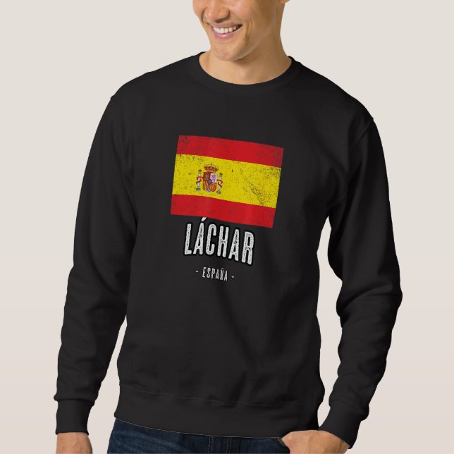 Moletom Espanha De Lchar, Cidade Do Sinalizador Es - Bande (Frente)