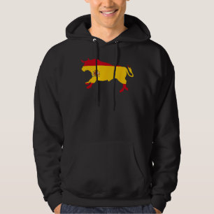 Moletom Espanha espanhola Flag Souvenir Toro España Bull S