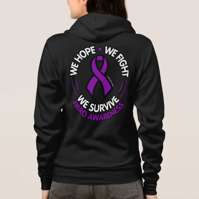 Moletom Esperamos Combater Que Sobrevivamos... Fibro (Verso)
