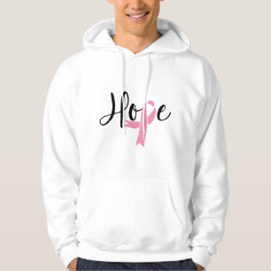 Moletom Esperança Consciência do Cancer de Fita Rosa