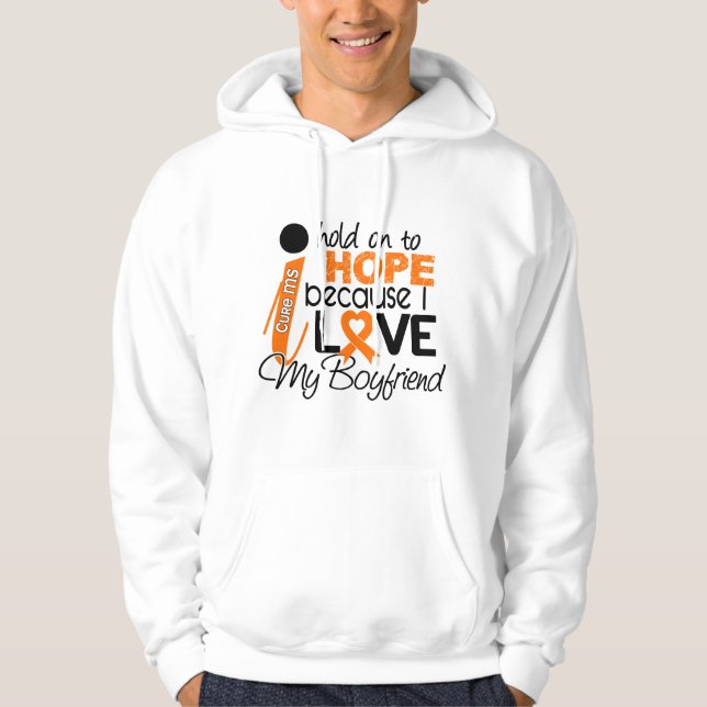 Moletom Esperança para meu MS da esclerose múltipla do (Frente)