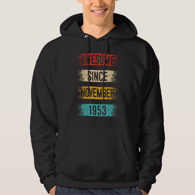 Moletom Espetacular desde novembro de 1953 69º Nascimento (Frente)