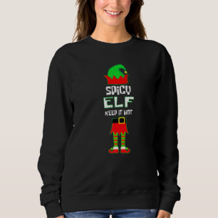 Moletom Espicar Elf Mantenha-O Quente Na Família De Natal
