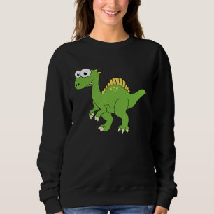 Moletom Espinossoauro Dinossauro Verde Fofo e Divertido