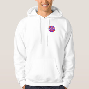 Moletom Espiral Azul Branco Vermelho por Kenneth Yoncich