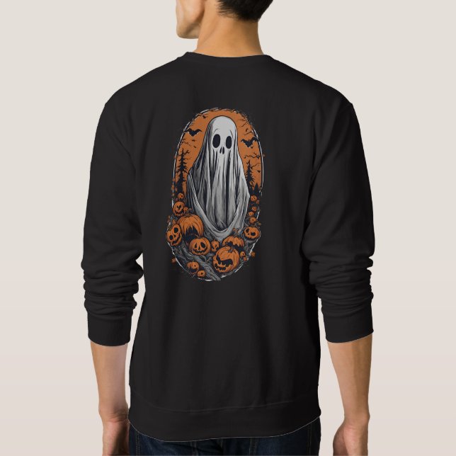 Moletom Espírito 10 de Halloween, spook, presente, bonitin (Verso)