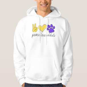 Moletom Espírito da Equipe da Peace Love Wildcats