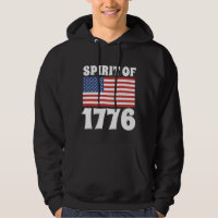 ESPÍRITO DE 1776 CAMISAS-T PATRIÓTICAS E HOODIES