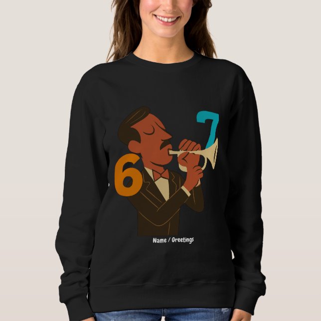 Moletom Espírito de Jazz Retrô 67 – Festival de Moderno de (Frente)