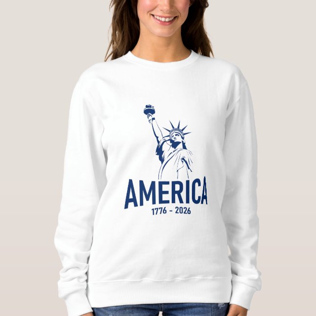 Moletom Espírito de liberdade 1776-2026 (Frente)