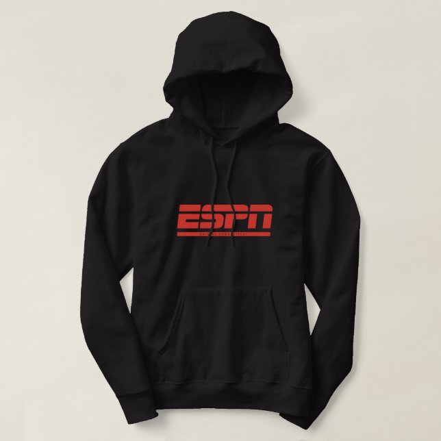 Moletom ESPN Bristol Logotipo Vermelho de Connecticut V1 C (Frente do Design)
