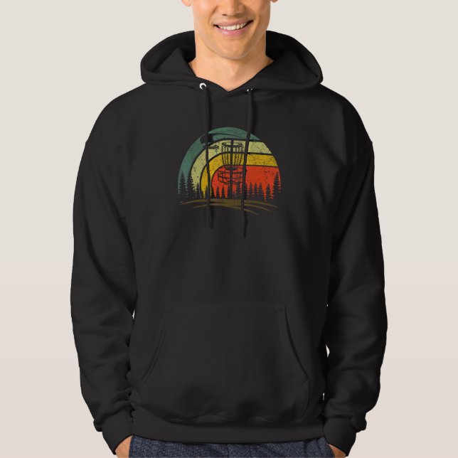 Moletom Esporte de Disco Voador Frolf Golfe de Disco Retro (Frente)