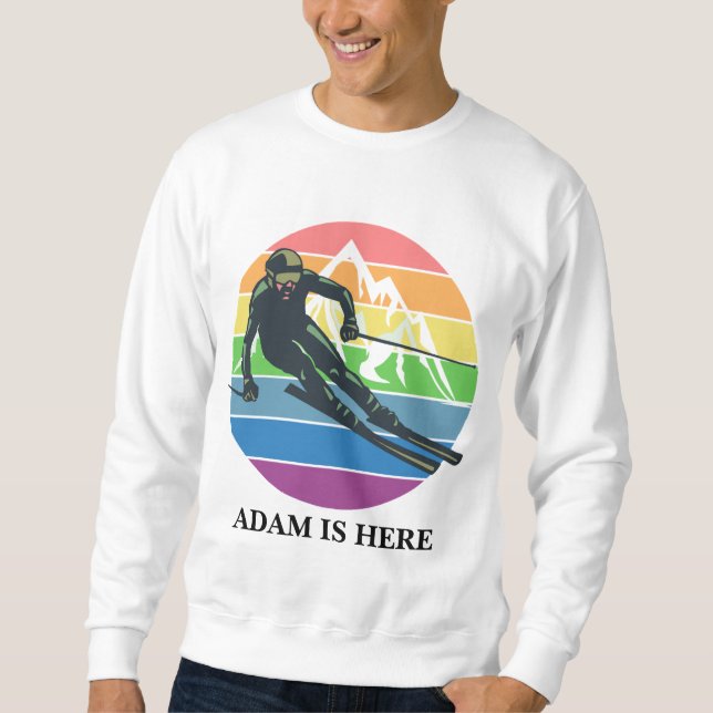 MOLETOM ESPORTE DE TINTA CUTA PERSONALIZA NOME PERSONALIZA (Frente)