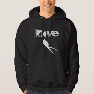 Moletom Esportes de mergulho, American Diver Down Flag SCU
