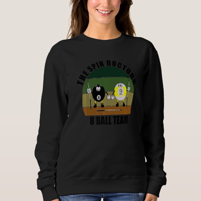 Moletom Esportes de Taco Bilhar em Equipe Os Spin Doctors  (Frente)