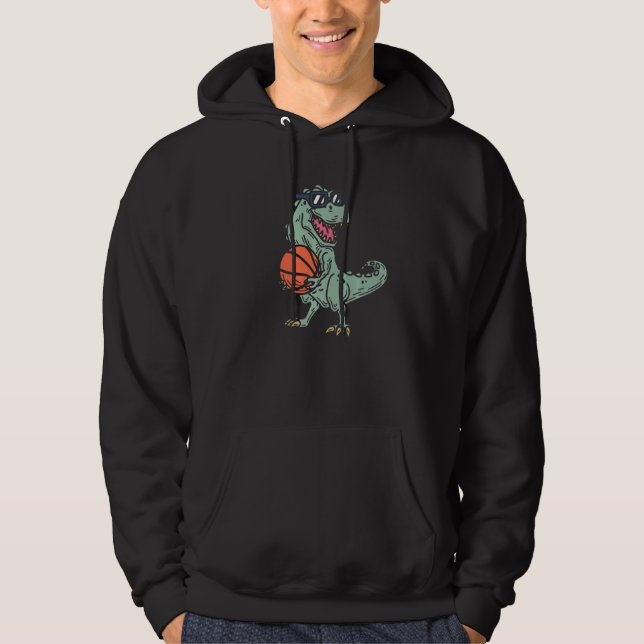 Moletom Esportes de treinador Dino de Basquete (Frente)