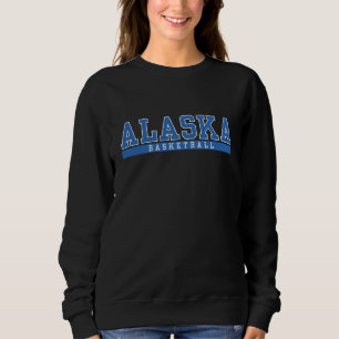 Moletom esportivo clássico azul do Alaska Basbol