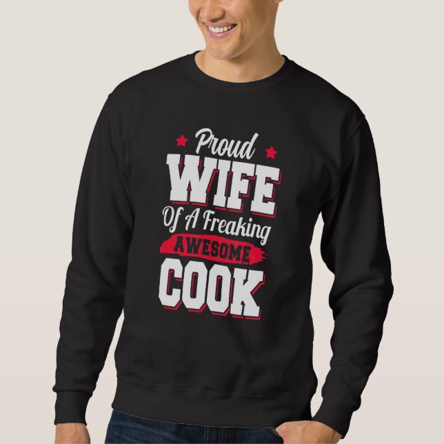 Moletom Esposa Cook do Cozinhar da Cozinha Chef (Frente)