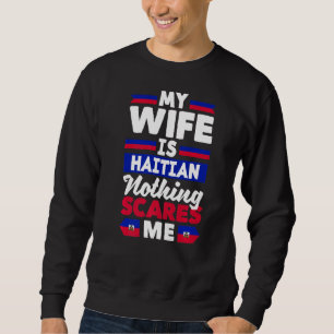 Moletom Esposa de Bandeira do Haiti no Haiti