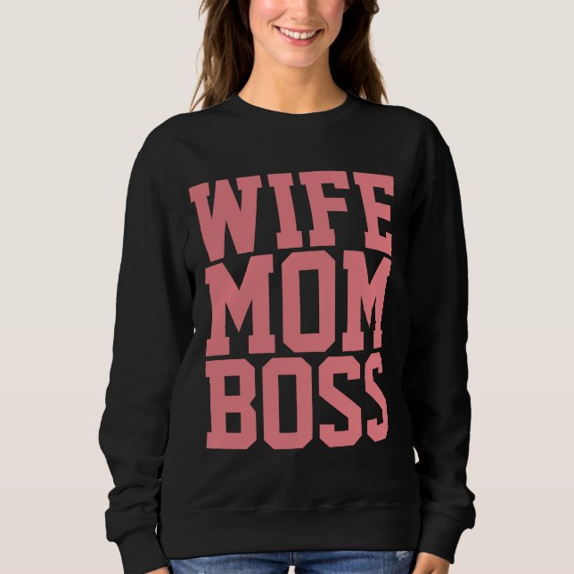 MOLETOM ESPOSA MÃE BOSS LADIS T-SHIRTS (Frente)