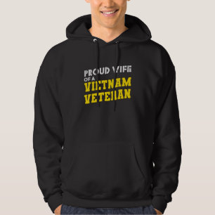 Moletom Esposa Orgulhosa De Um Patriótico Veterano Vietnã