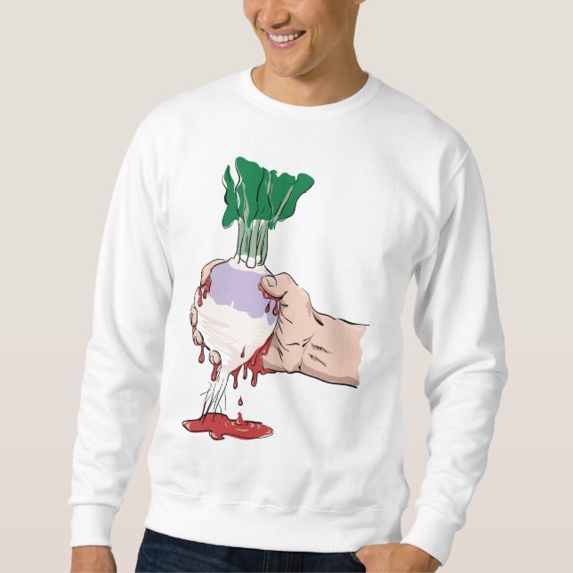 Moletom Espremendo o sangue de um nabo (Frente)