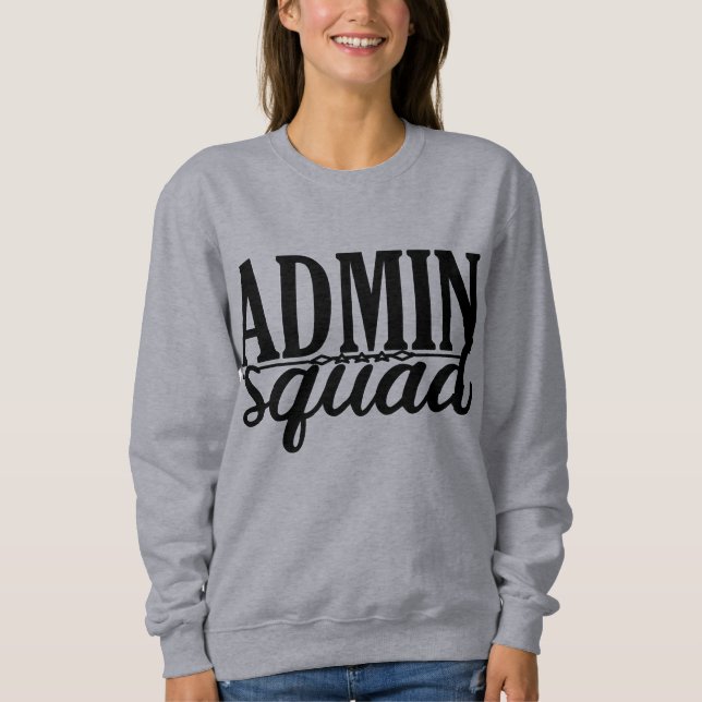 MOLETOM ESQUADRÃO ADMIN. (Frente)