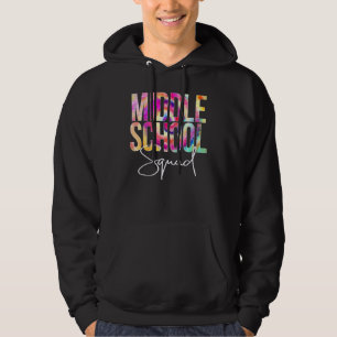 Moletom Esquadrão Da Escola Secundária Tie Dye De Volta À