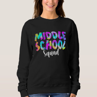 Moletom Esquadrão Da Escola Secundária Tie Dye De Volta Ao