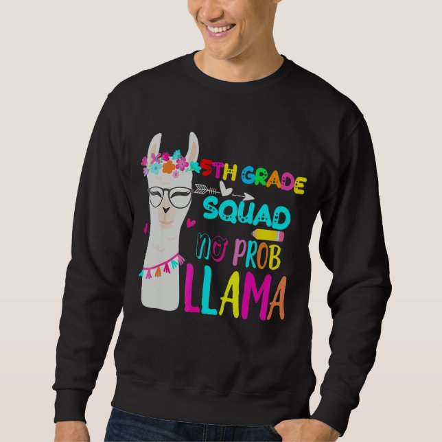 Moletom Esquadrão da Quinta Série Sem Problema Llama 5ª Sé (Frente)