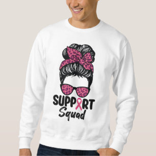 Moletom Esquadrão de Apoio Cabelo Desgrenhado Rosa Guerrei