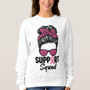 Moletom Esquadrão de Apoio Coque Desarrumado Rosa Guerreir