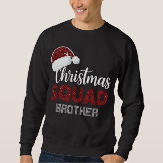Moletom Esquadrão de Natal Irmão Combinando Natal Piada P