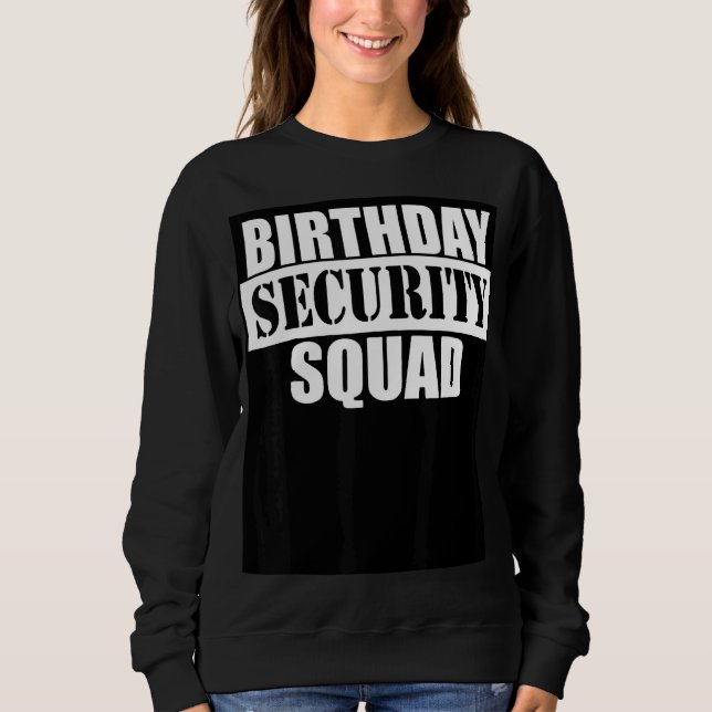 Moletom Esquadrão de Segurança de Aniversário (Frente)