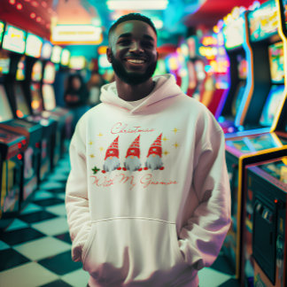 Moletom Esquadrão Natal Gnomo - Design de Férias Festivas