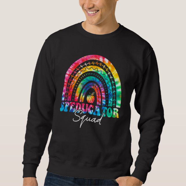 Moletom Esquadrão Speducator Gravata Tie Dye Sped Professo (Frente)