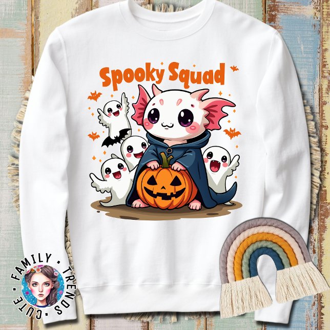 Moletom Esquadrão Spooky Axolotl (Criador carregado)