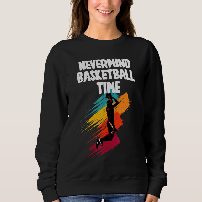 Moletom Esqueça a Hora do Basquete (Frente)