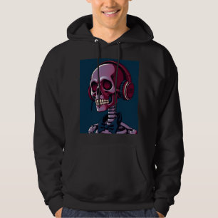 Moletom Esqueleto com fones de ouvido