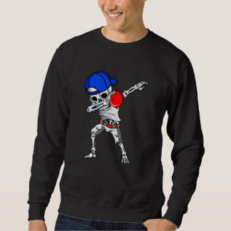 Moletom Esqueleto de Boliche Halloween Homens Meninos Cria